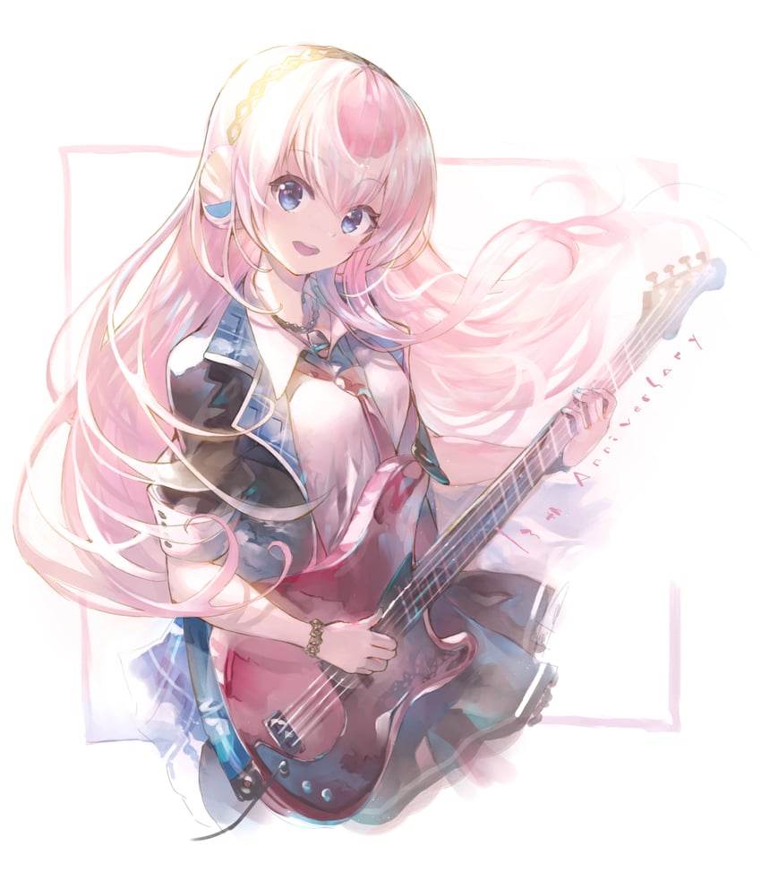 megurine luka and leo/need luka (vocaloid and 1 more) drawn by kei_(keigarou)