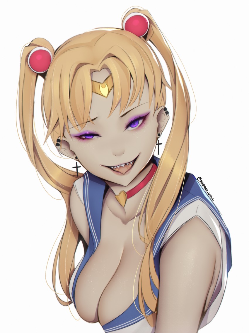 tsukino usagi and sailor moon (bishoujo senshi sailor moon and 1 more) drawn by liya_nikorov