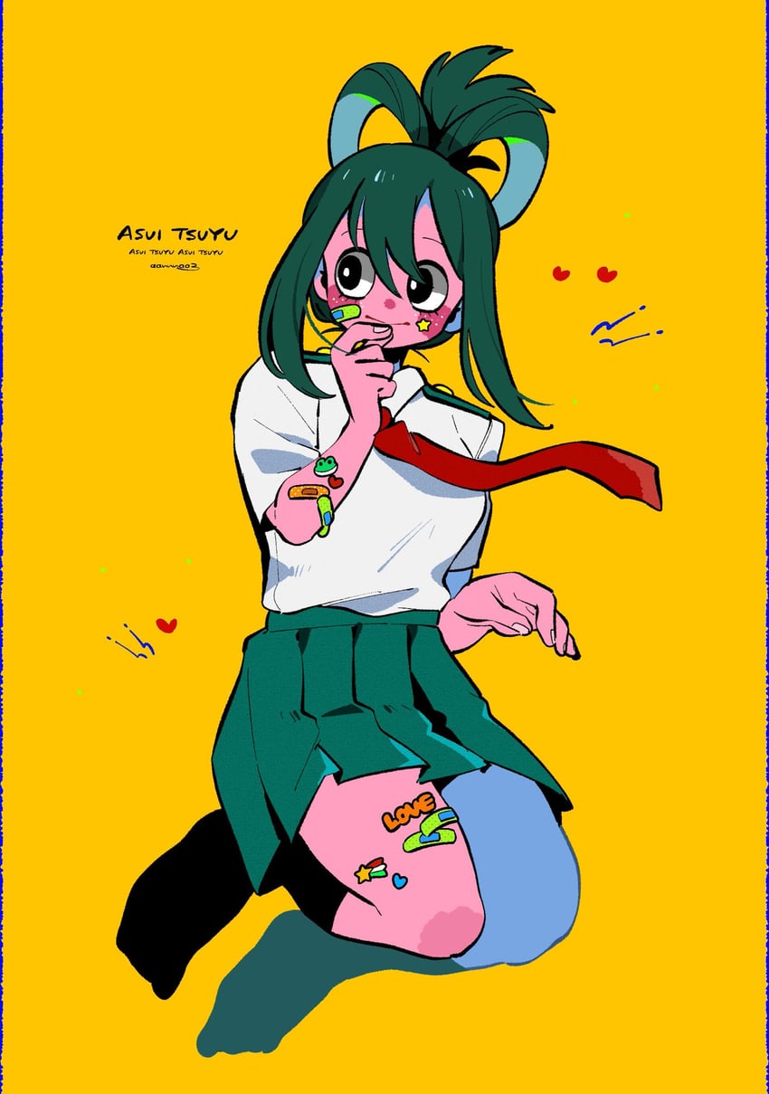 asui tsuyu (boku no hero academia) drawn by anna_(aannnaa3)