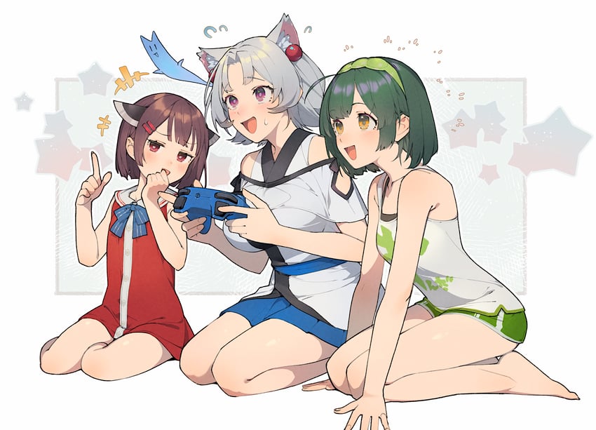 touhoku kiritan, touhoku zunko, and touhoku itako (voiceroid) drawn by shirinda_fureiru
