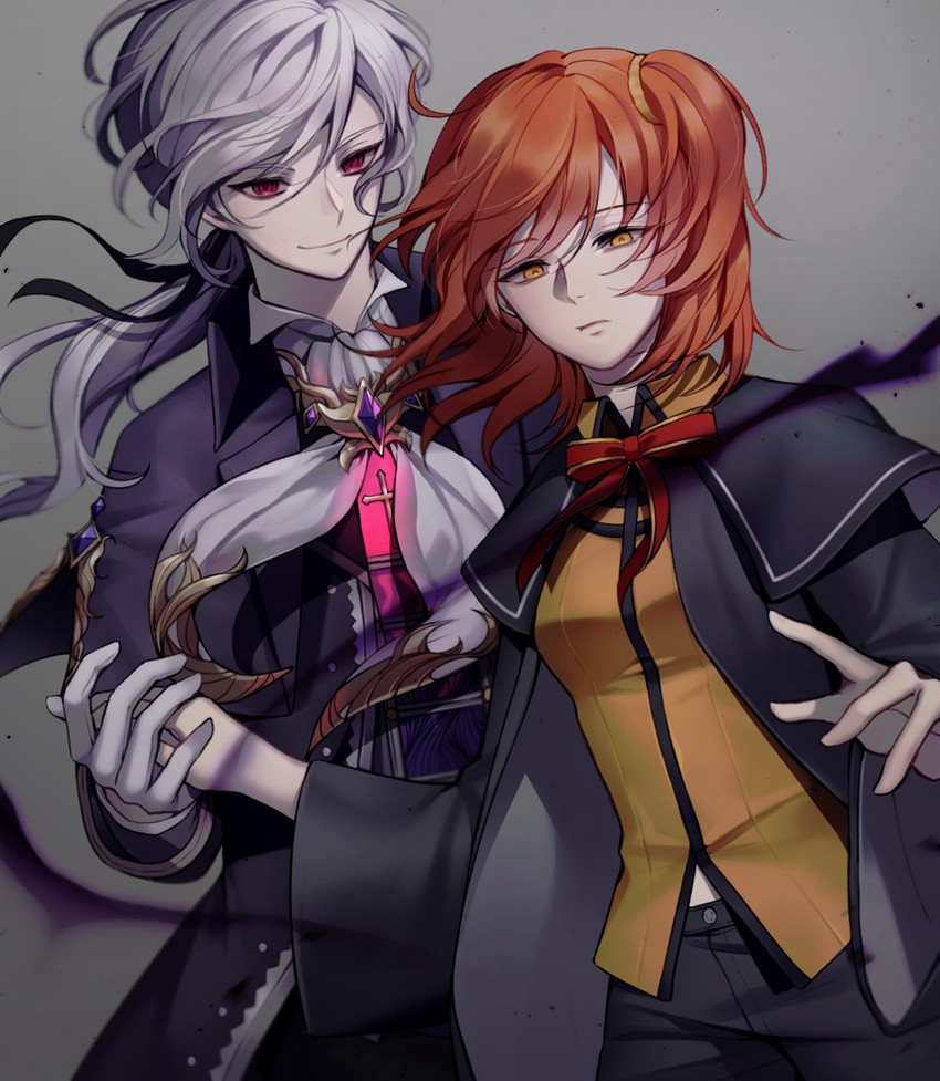 fujimaru ritsuka and edmond dantes (fate and 1 more) drawn by mohazzing