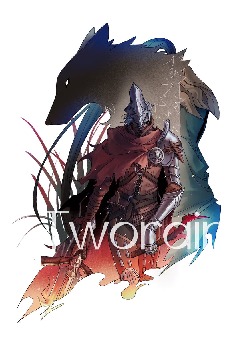 abyss watcher (dark souls and 1 more) drawn by tworain_w
