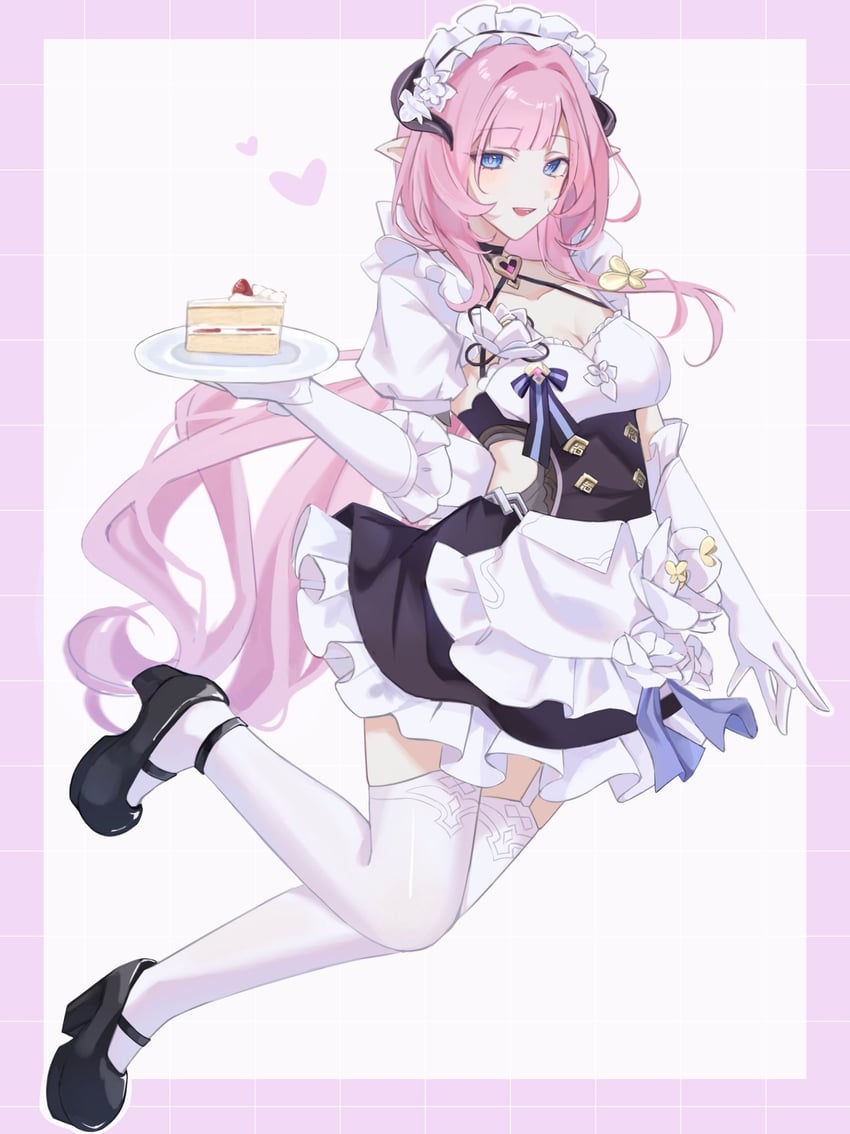 elysia (honkai and 1 more) drawn by klq_gm