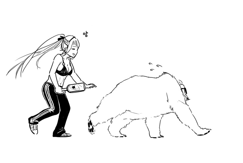 ak-12 and grizzly mkv (girls' frontline) drawn by huqu