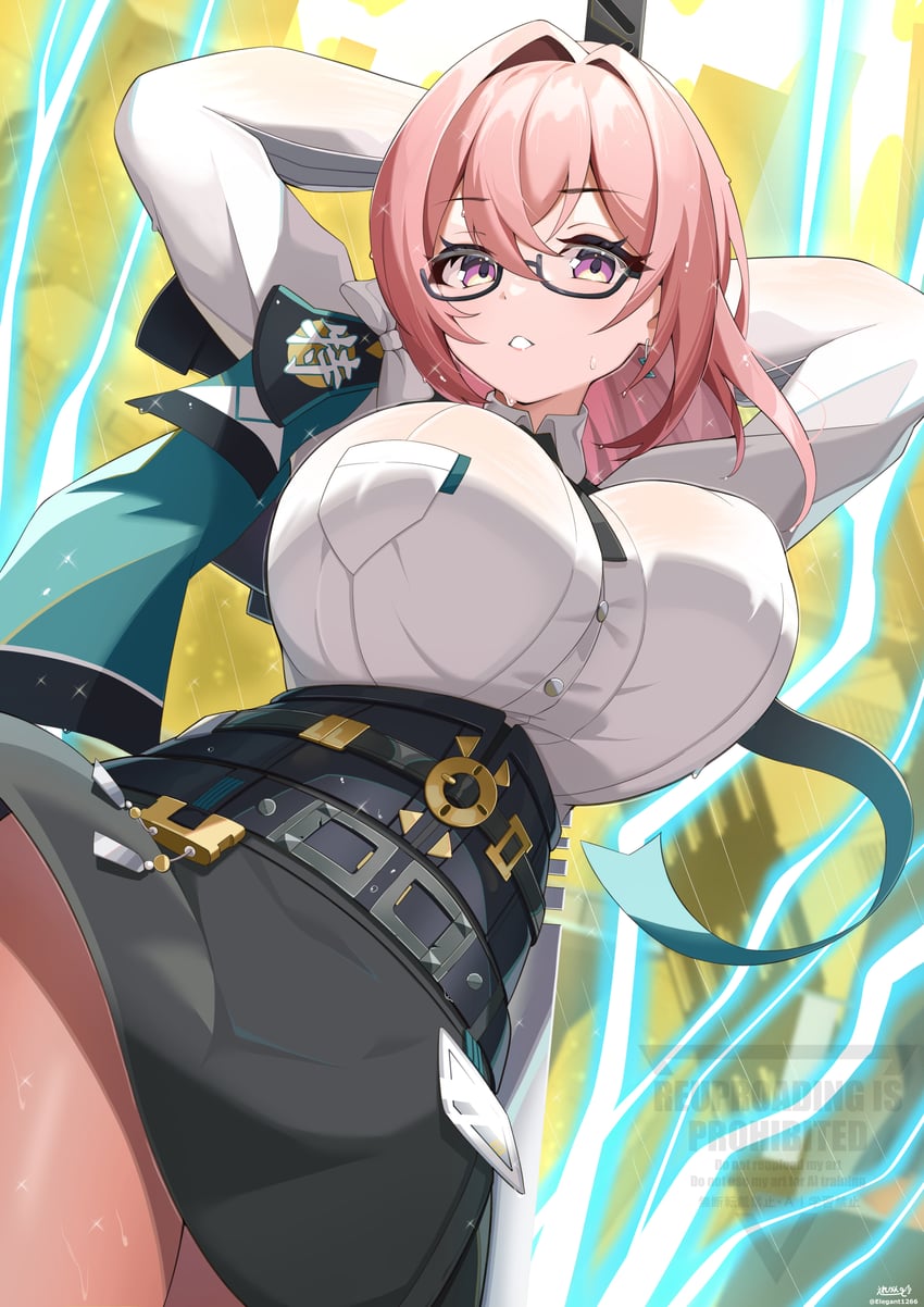 tsukishiro yanagi (zenless zone zero) drawn by elegant_(sumisumi4268)