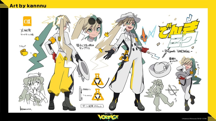 hatsune miku, rotom, and electric miku (pokemon and 2 more) drawn by siirakannu