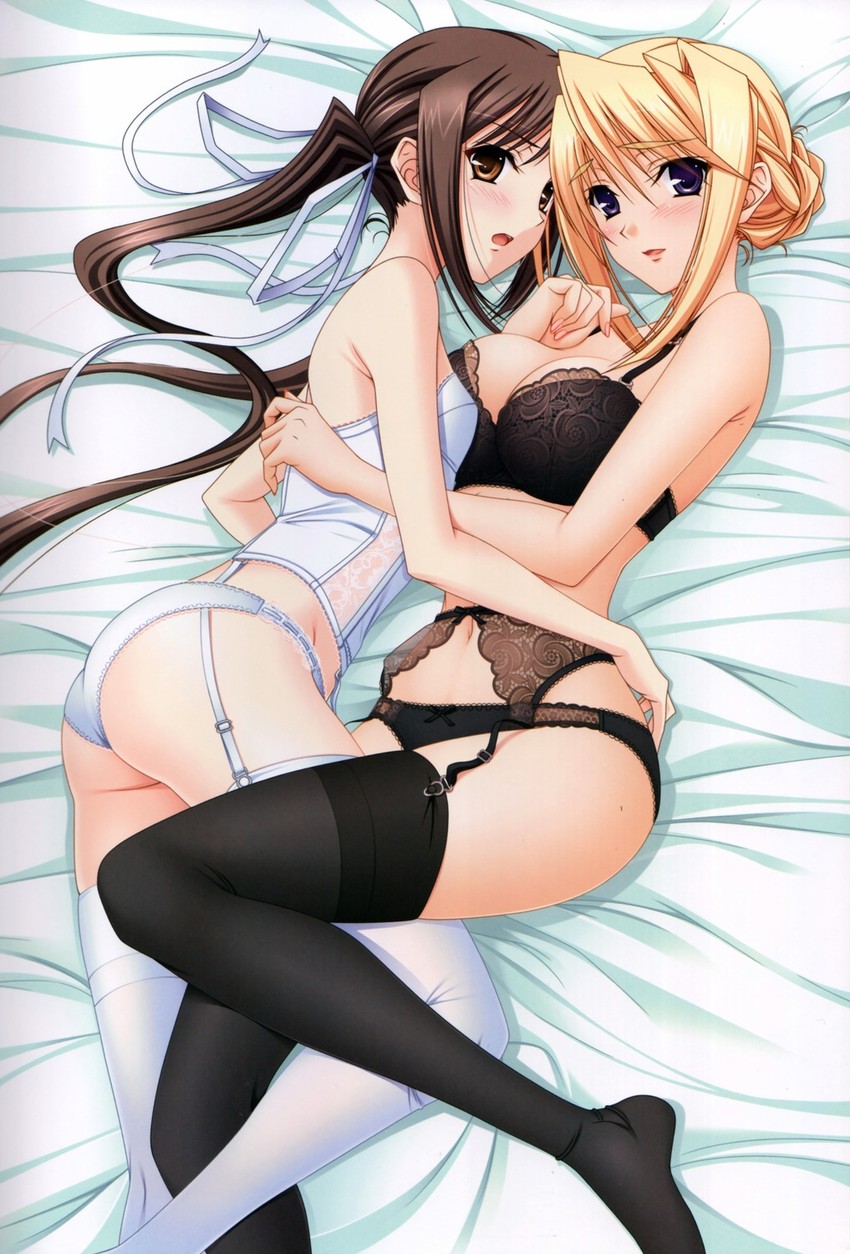 silvia van hossen and houjouin seika (princess lover) drawn by komori_kei