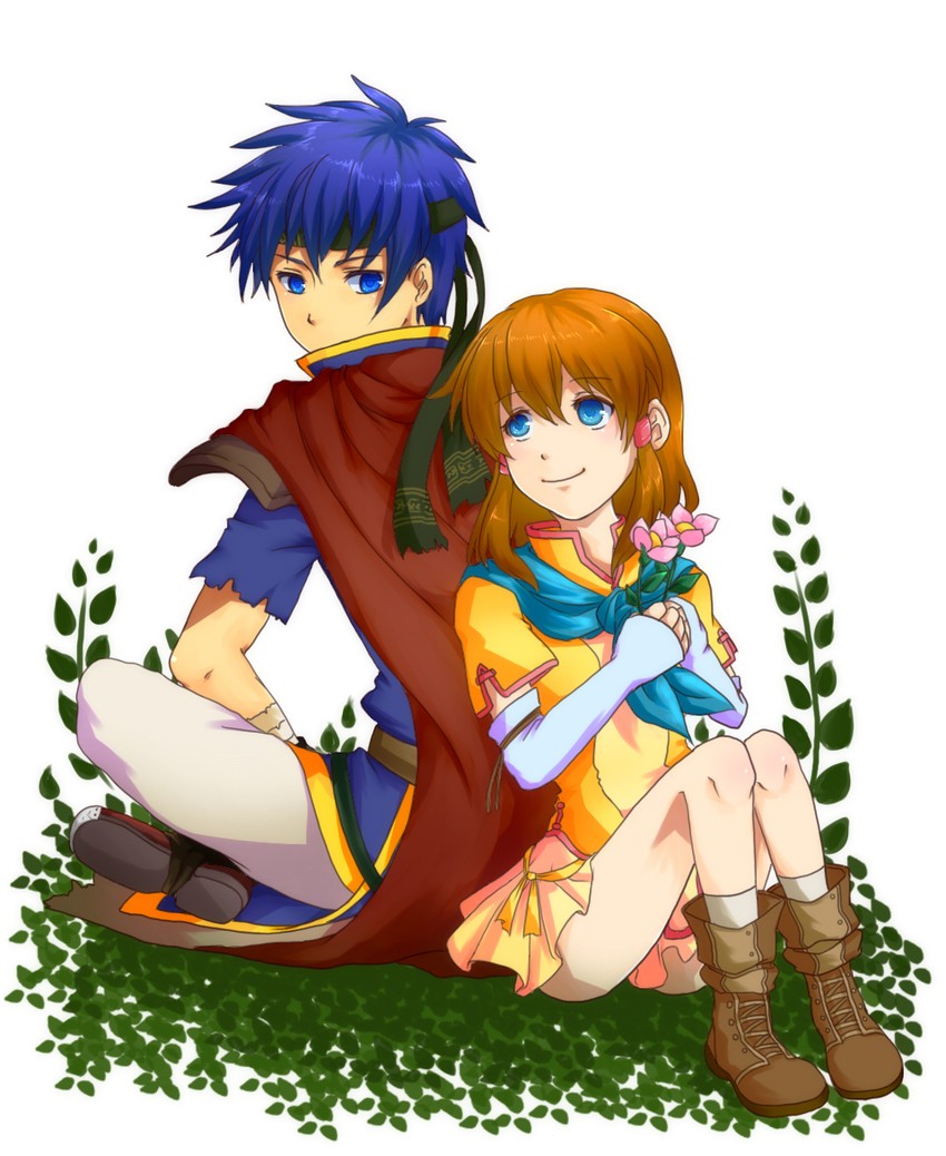 ike and mist (fire emblem and 1 more) drawn by kumakosion