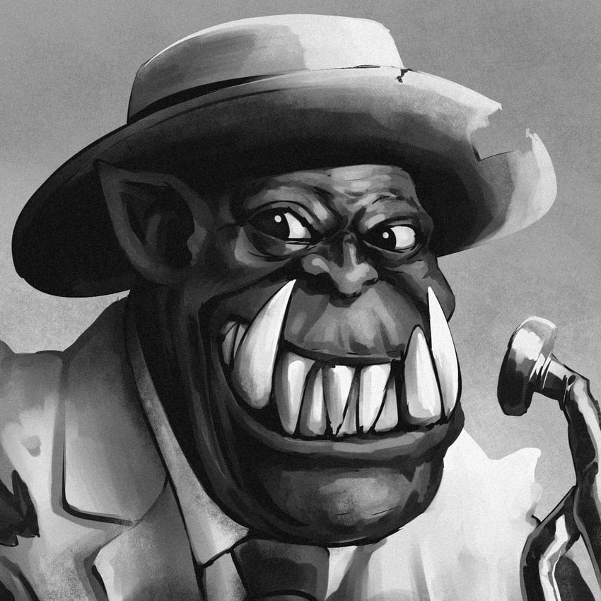 ork and louis daniel armstrong (real life and 1 more) drawn by jazz_jack