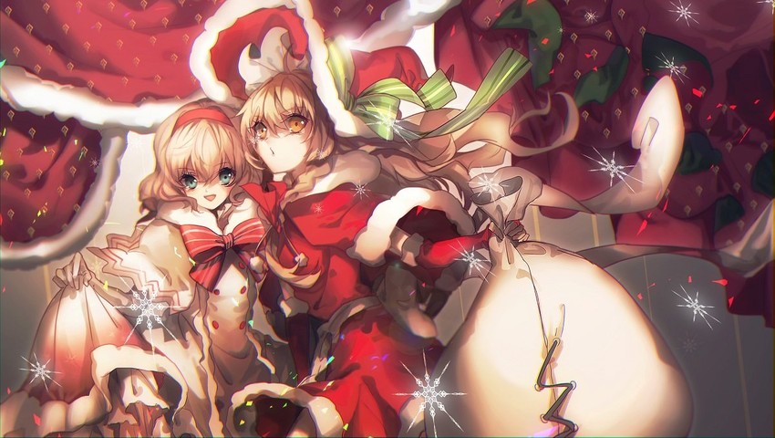 kirisame marisa and alice margatroid (touhou) drawn by no-kan