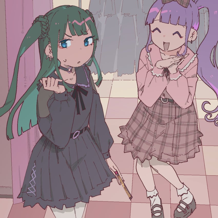 manaka non and tsukikawa chili (pretty series and 1 more) drawn by kemura_(puripurinea)