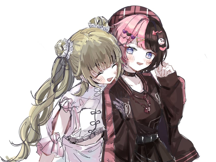 tachibana hinano and hanabusa lisa (vspo! and 2 more) drawn by hanada_ten