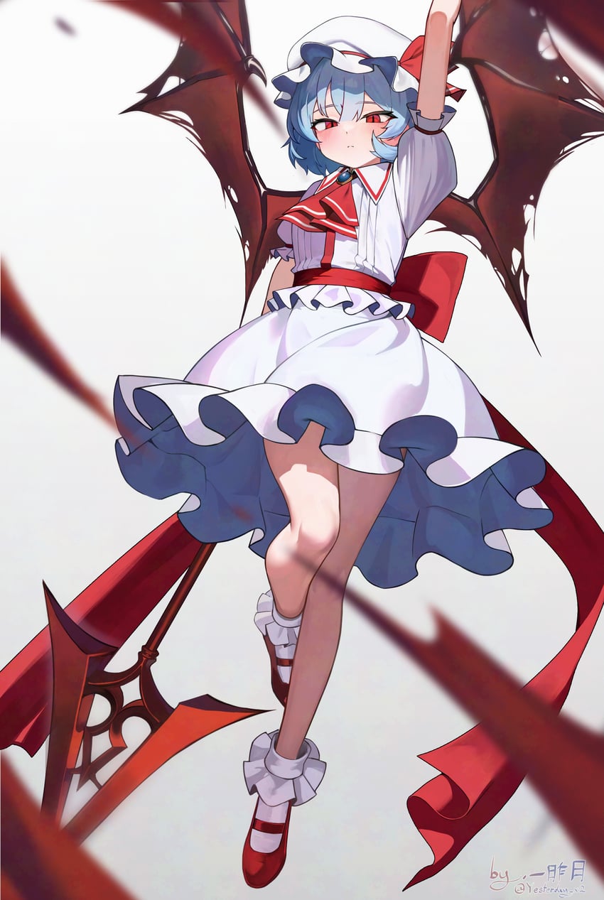 remilia scarlet (touhou) drawn by qwas69