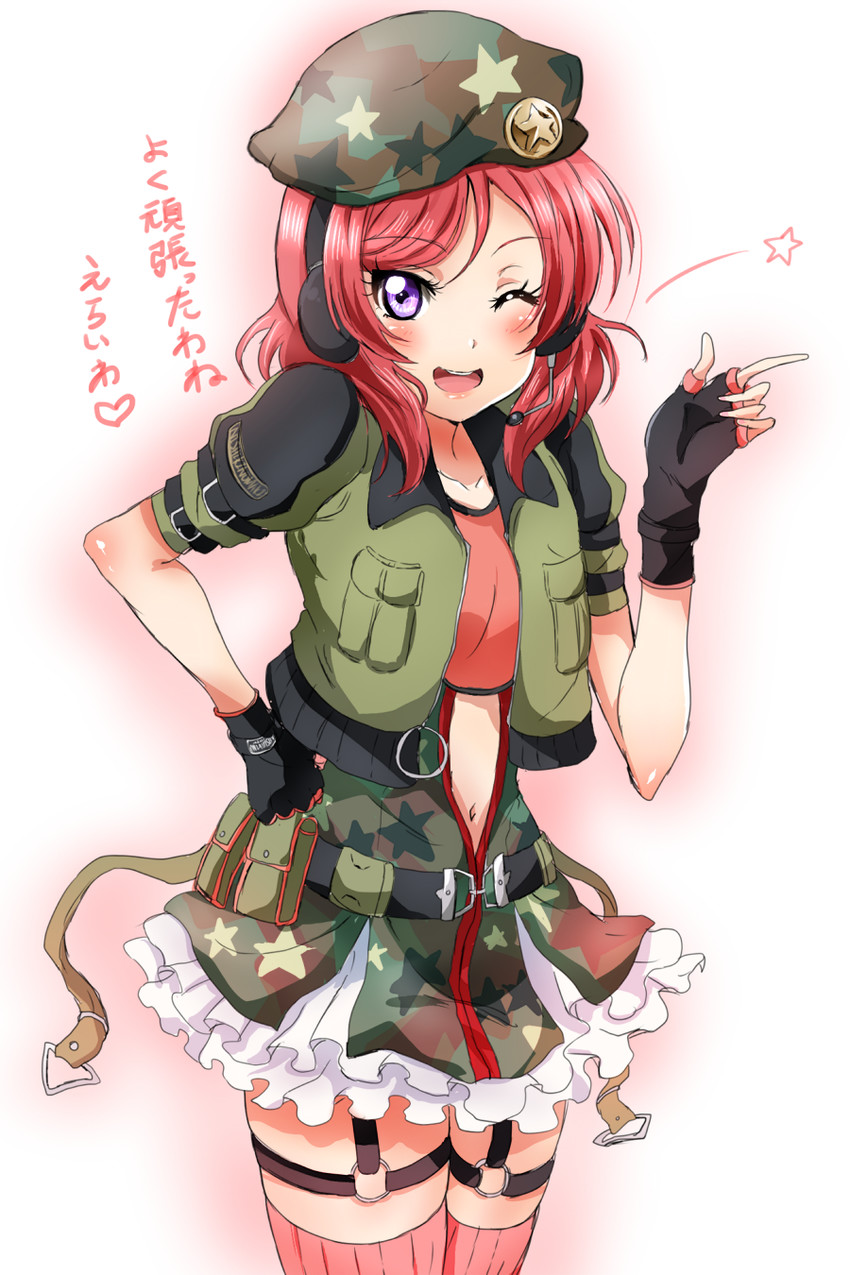 nishikino maki (love live! and 2 more) drawn by shogo_(4274732)