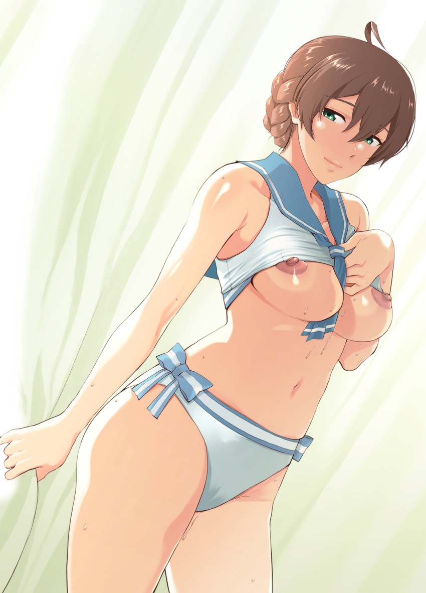 sakuramori kaori (idolmaster and 2 more) drawn by kirihara_you