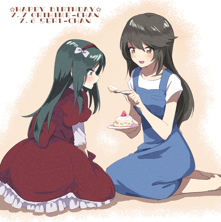 tatekami seri and minashiro orihime (soukyuu no fafner) drawn by sanata_(sanatter)