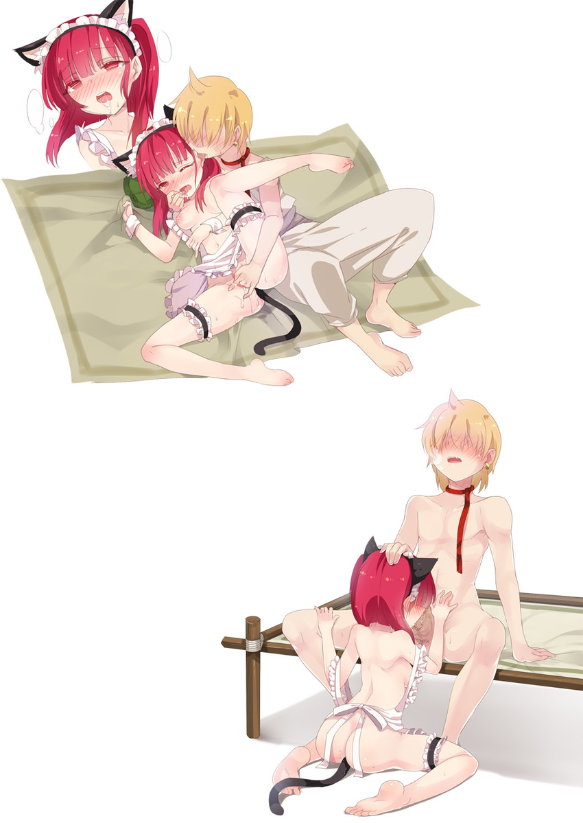 morgiana and alibaba saluja (magi the labyrinth of magic) drawn by mvv