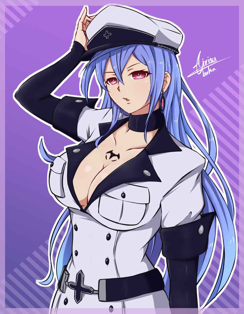 iris heart and esdeath (neptune and 1 more) drawn by airisubaka