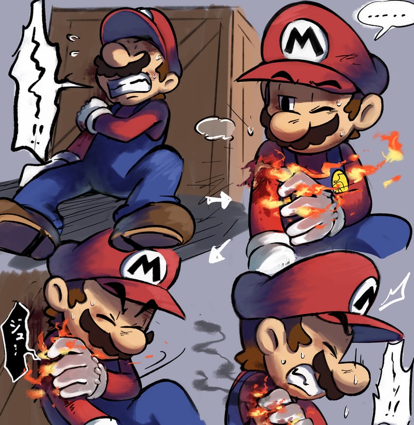 mario (mario and 1 more) drawn by mari_luijiroh