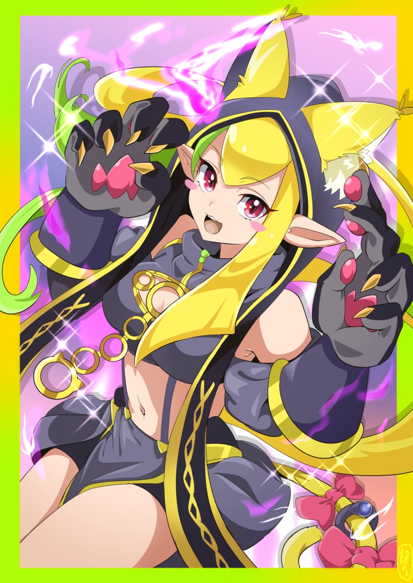 sevens road witch and sevens road ultima witch (yu-gi-oh! and 1 more) drawn by mochi_curry
