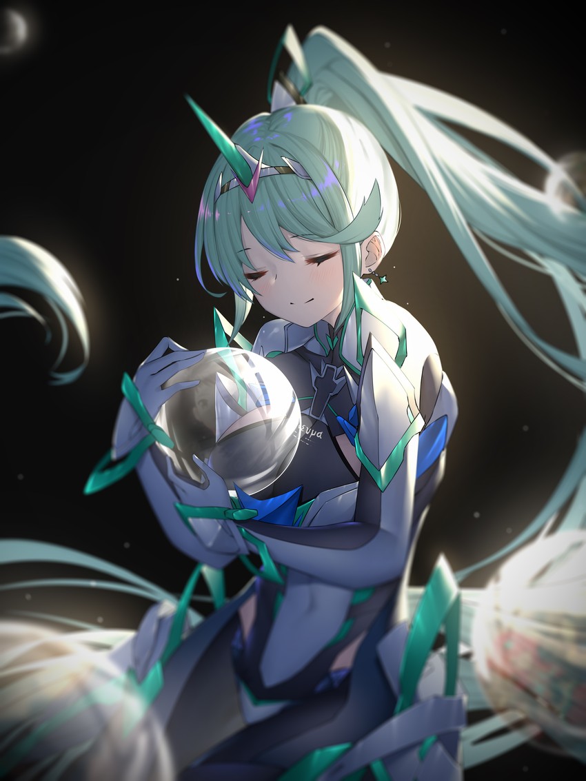 pneuma (xenoblade chronicles and 1 more) drawn by roi_(liu_tian)