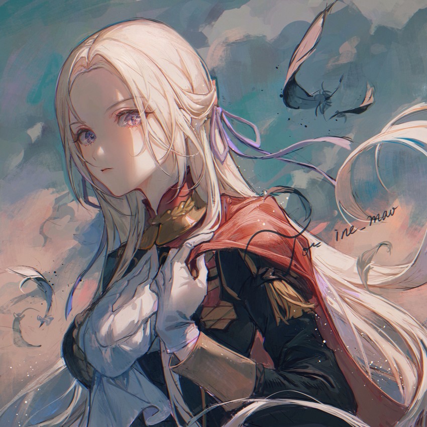 edelgard von hresvelg (fire emblem and 1 more) drawn by maccha_(mochancc)