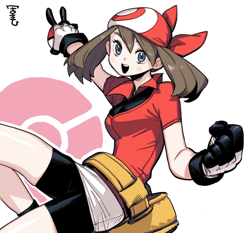 may (pokemon and 1 more) drawn by ztoriataming