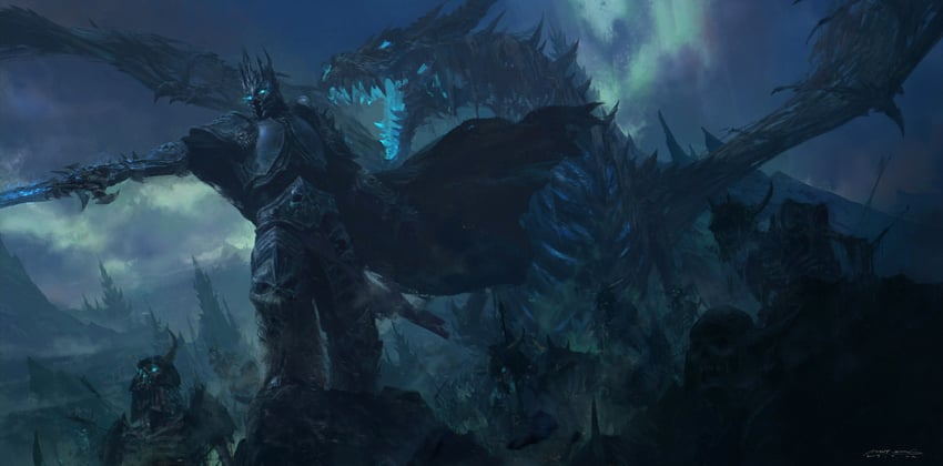 arthas menethil (warcraft and 1 more) drawn by mazert_young