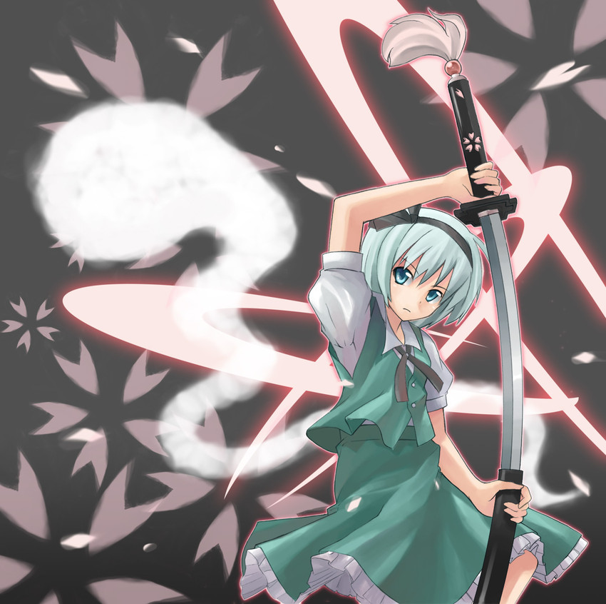konpaku youmu (touhou) drawn by yuuta_(tokoton_hirune_hiyori)