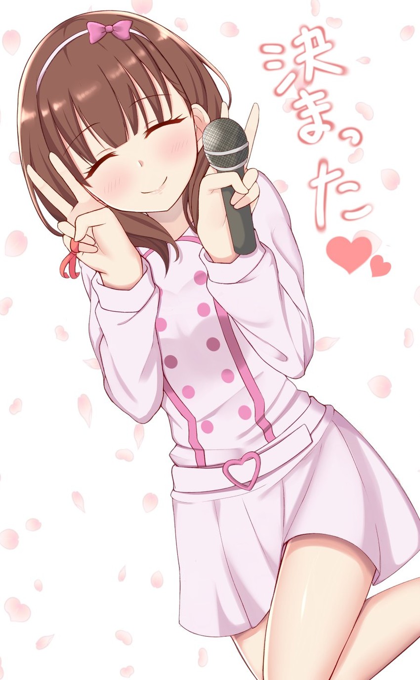 sakuma mayu (idolmaster and 1 more) drawn by suzutarou_gunsou