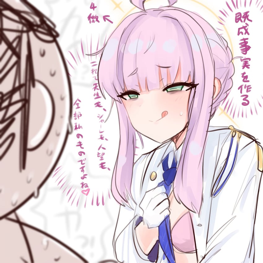 sensei, doodle sensei, and kaya (blue archive) drawn by shiming_liangjing