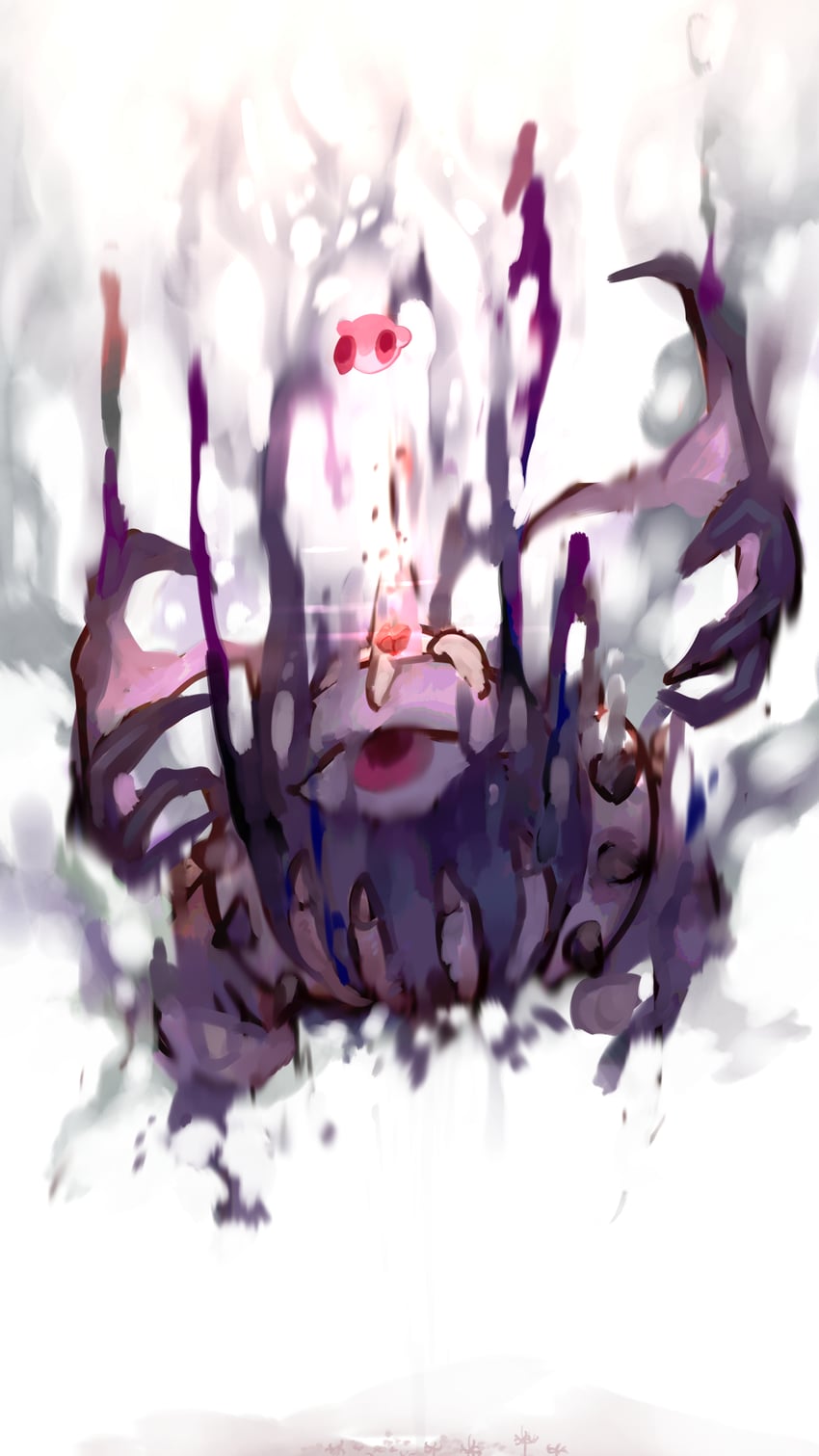 kirby, magolor, and magolor soul (kirby and 1 more) drawn by shiburingaru