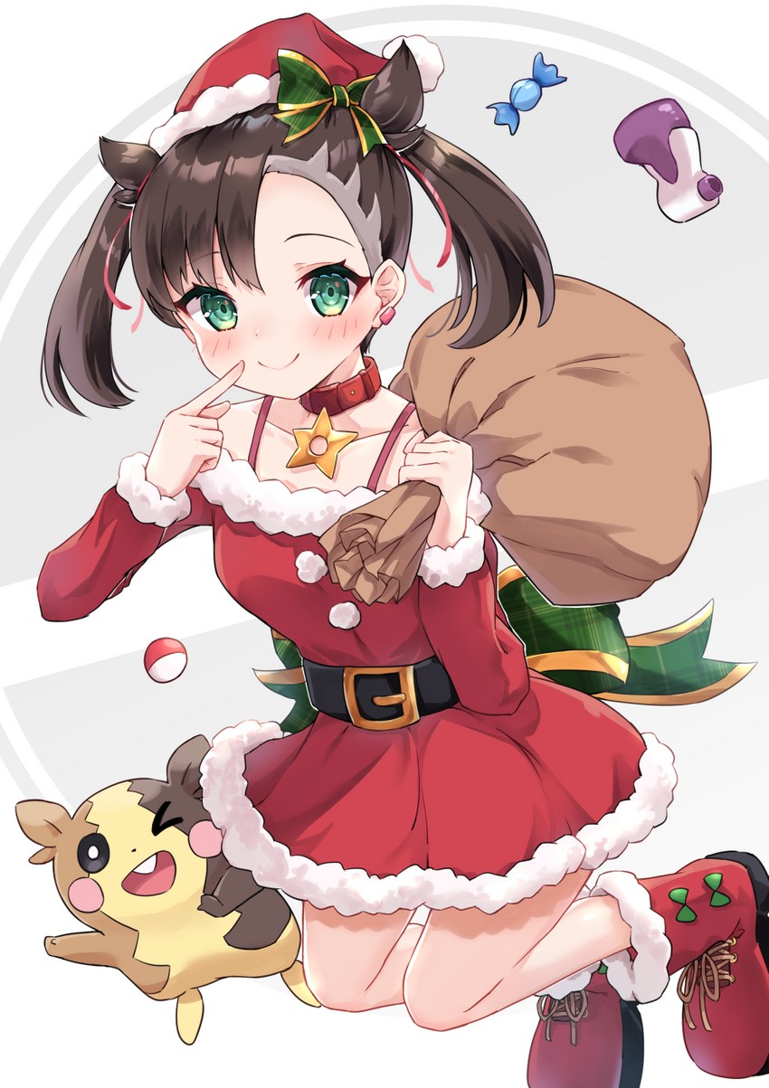 marnie and morpeko (pokemon and 1 more) drawn by profnote