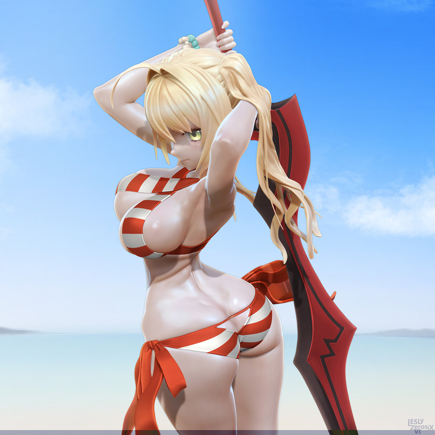 nero claudius (fate and 1 more) drawn by leslyzerosix