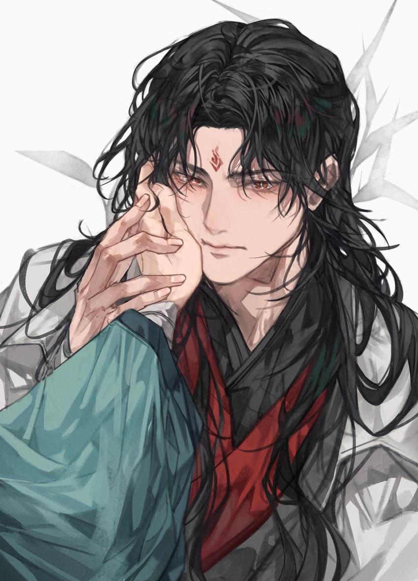 luo binghe and shen qingqiu (renzha fanpai zijiu xitong) drawn by ronpu_cooing