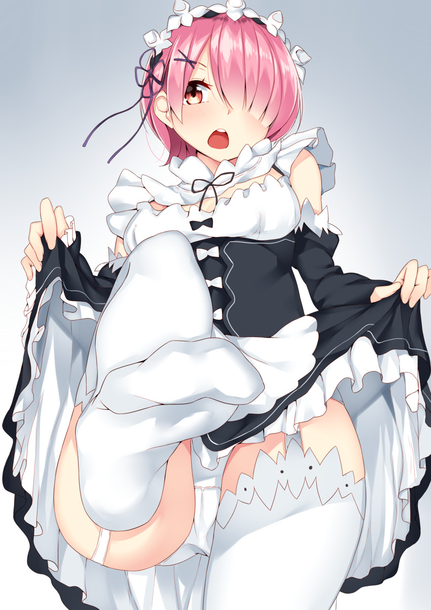 ram (re:zero kara hajimeru isekai seikatsu) drawn by nebusoku