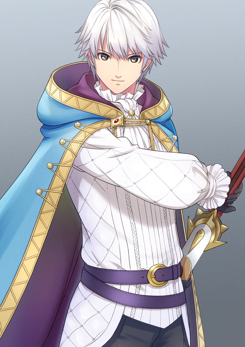 male robin (fire emblem and 2 more) drawn by citronhsp