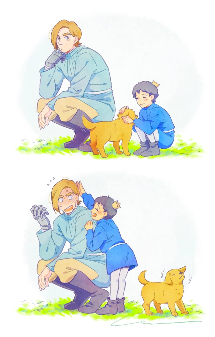 bojji and domas (ousama ranking) drawn by cinema_(cinema_rok)