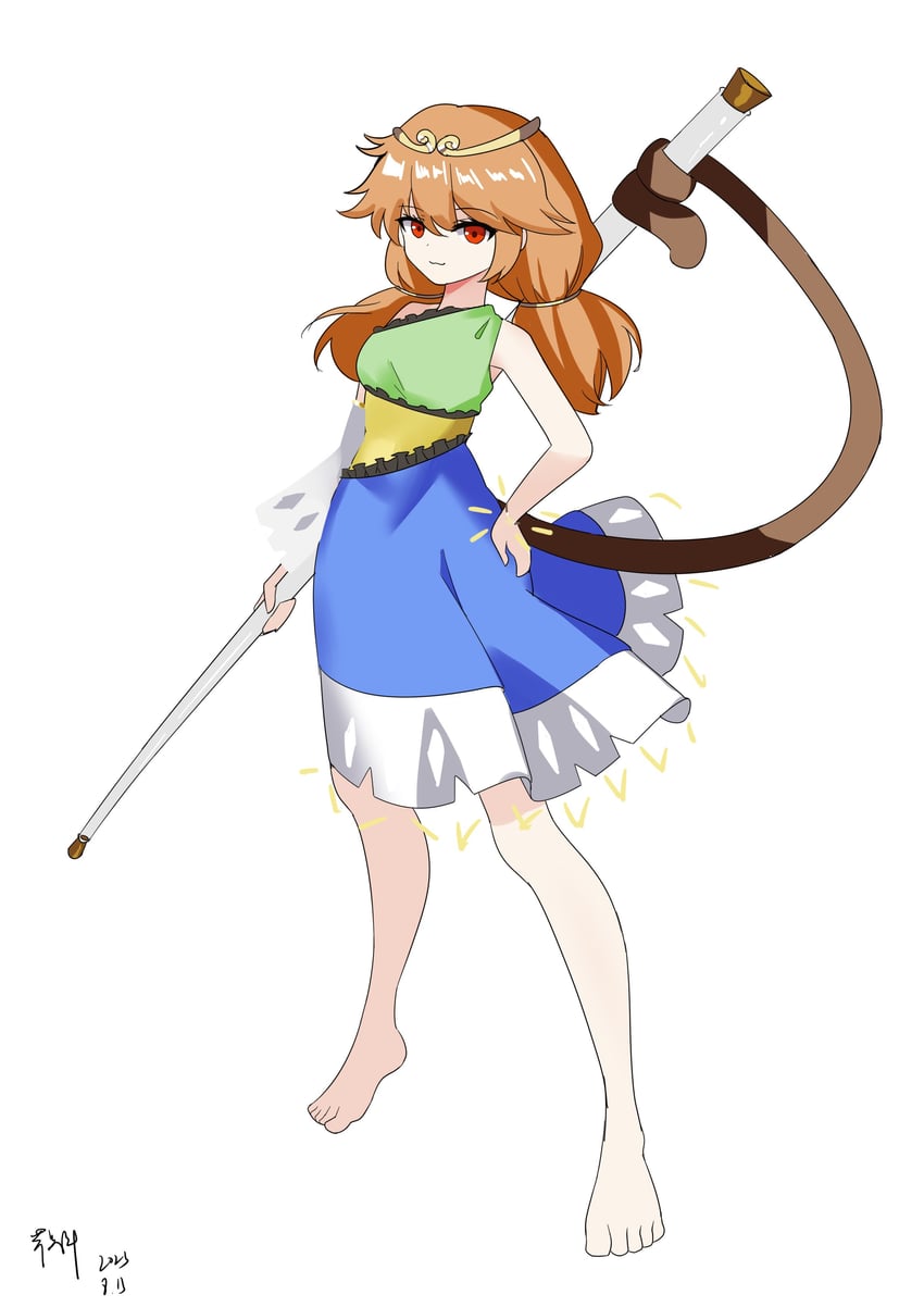 son biten (touhou and 2 more) drawn by qinyuzhen