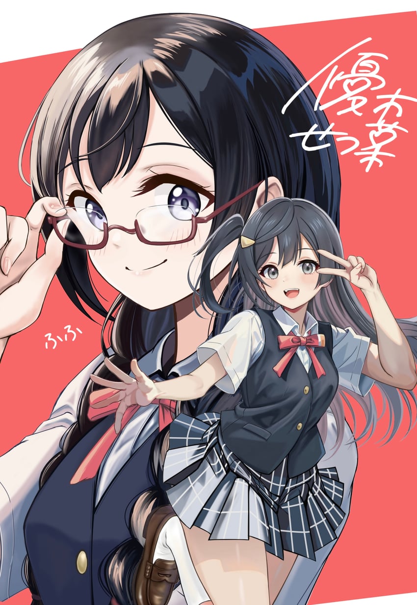 yuki setsuna and nakagawa nana (love live! and 1 more) drawn by zaofeng