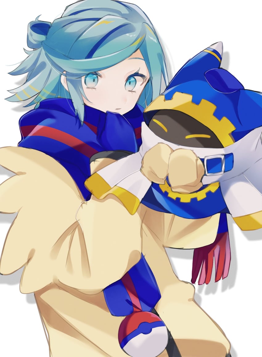 grusha and magolor (pokemon and 3 more) drawn by ukocome