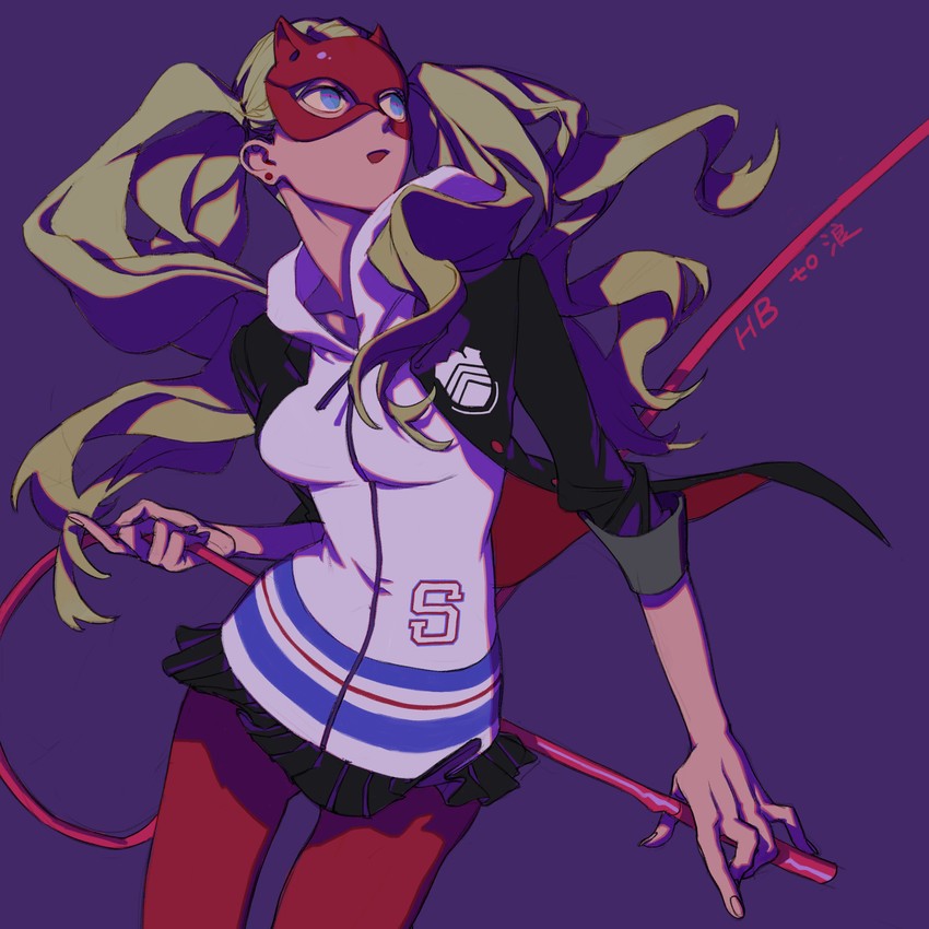 takamaki anne (persona and 1 more) drawn by misaq