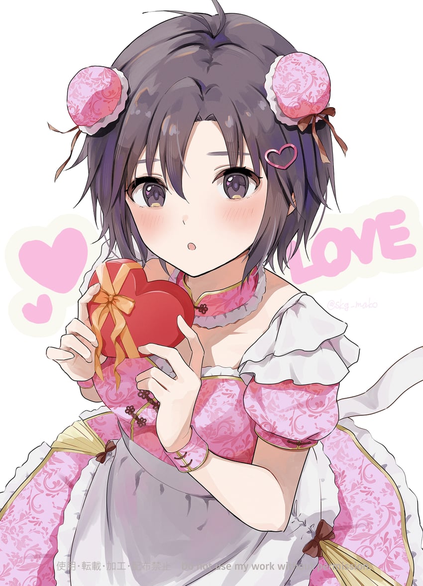 kikuchi makoto (idolmaster and 3 more) drawn by mogskg