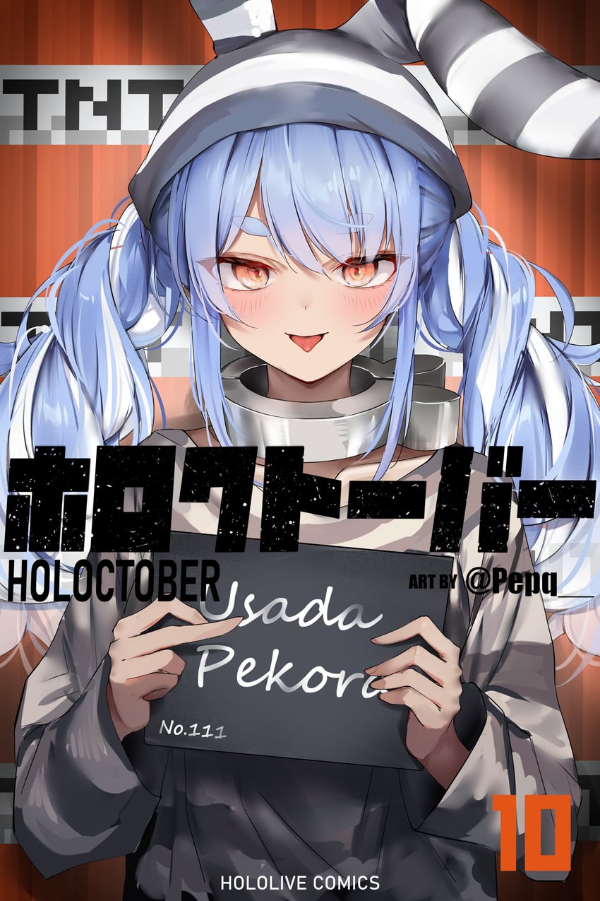 usada pekora (hololive and 1 more) drawn by pepq