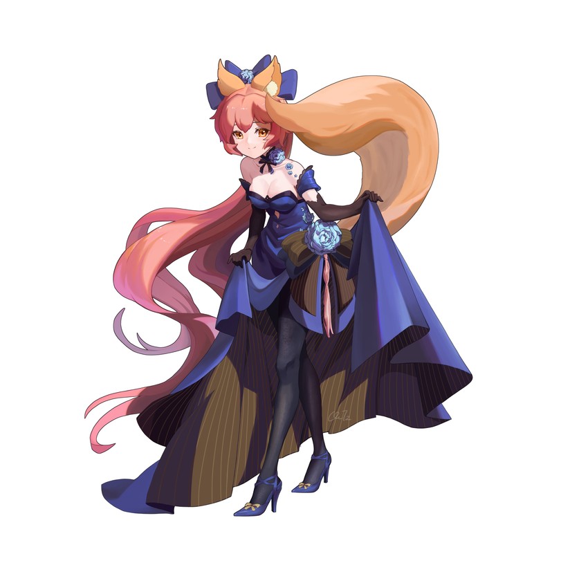 tamamo and tamamo no mae (fate and 1 more) drawn by penguin72