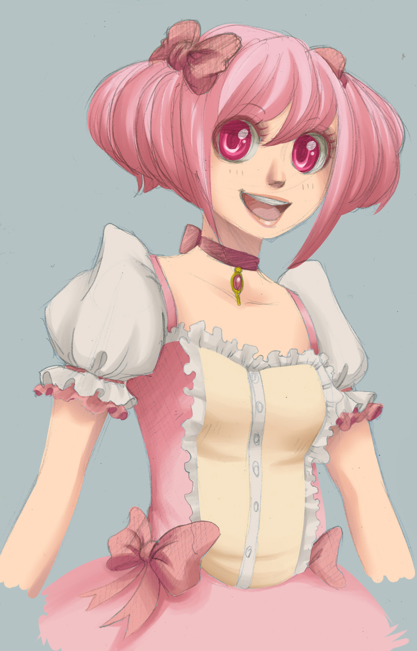 kaname madoka (mahou shoujo madoka magica) drawn by junk_(junko-tan)