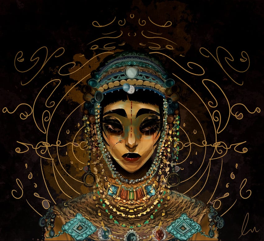 siren (jibaro) drawn by dragonfern