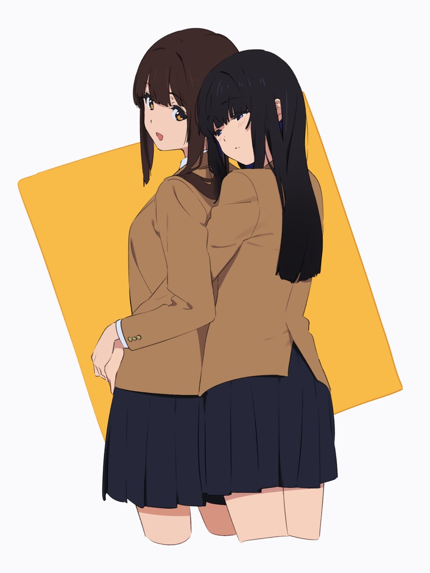 aizawa ayaka and inaba michiru (wasureenu majo no monogatari) drawn by kamo_kamen