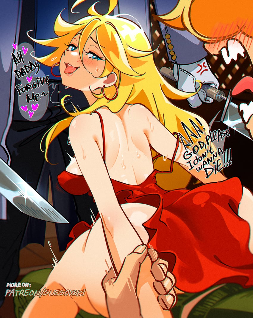 panty, brief, and alexander anderson (panty & stocking with garterbelt and 1 more) drawn by snegovski