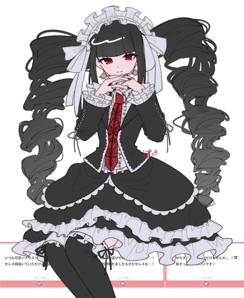 celestia ludenberg (danganronpa and 1 more) drawn by pote_(pote_39)